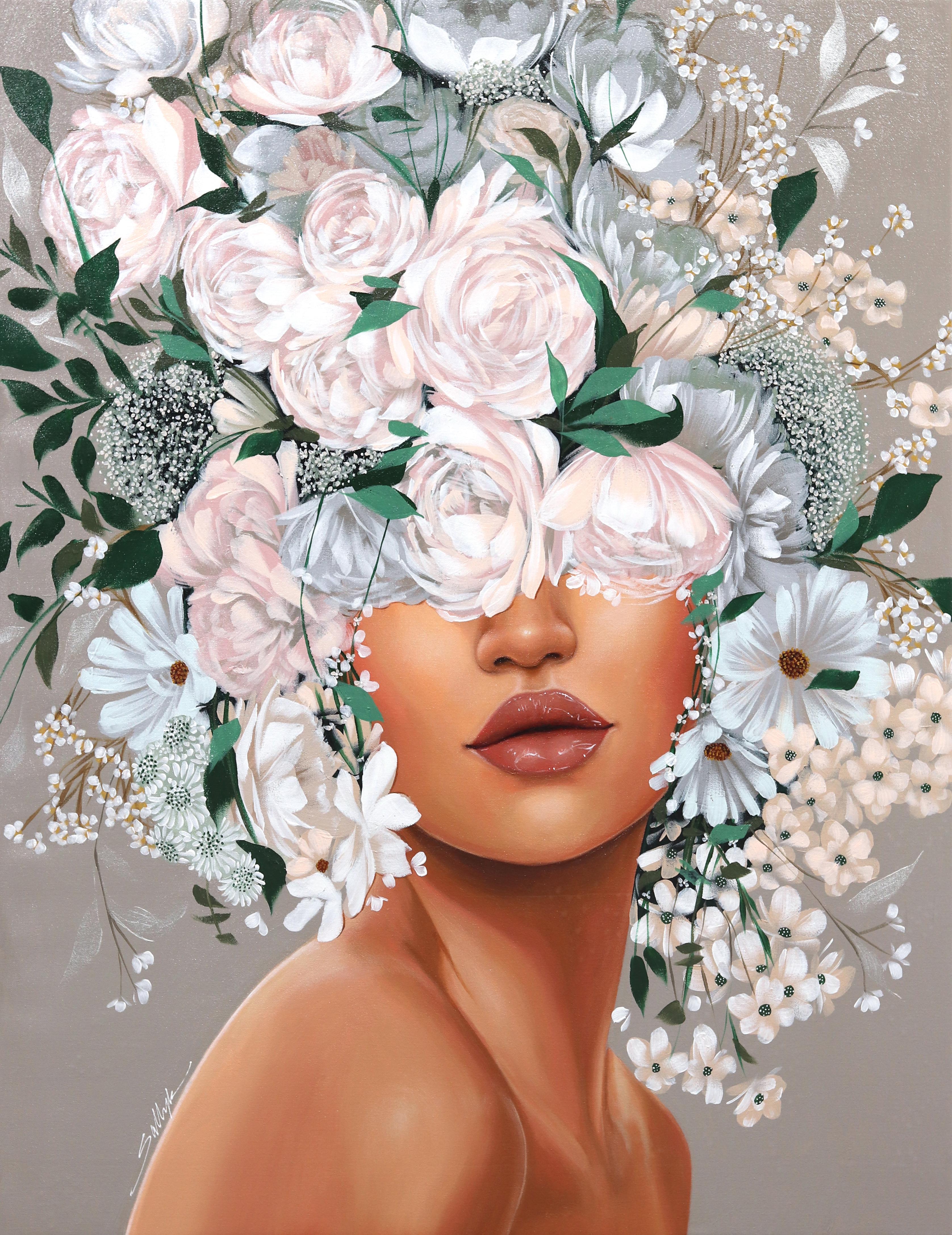 Gli accattivanti ritratti floreali dell'artista libanese Sally K. sono al tempo stesso ipnotici e stimolanti. I suoi dipinti pop-realistici si ispirano a donne forti e femminili, celebrando l'individualità e la forza intrinseca dell'esperienza