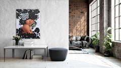 Empress II - Original Sally K Figurative Portrait Artwork on Canvas