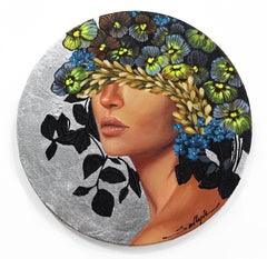 Myosotis  -  Œuvre d'art figurative originale de Sally K