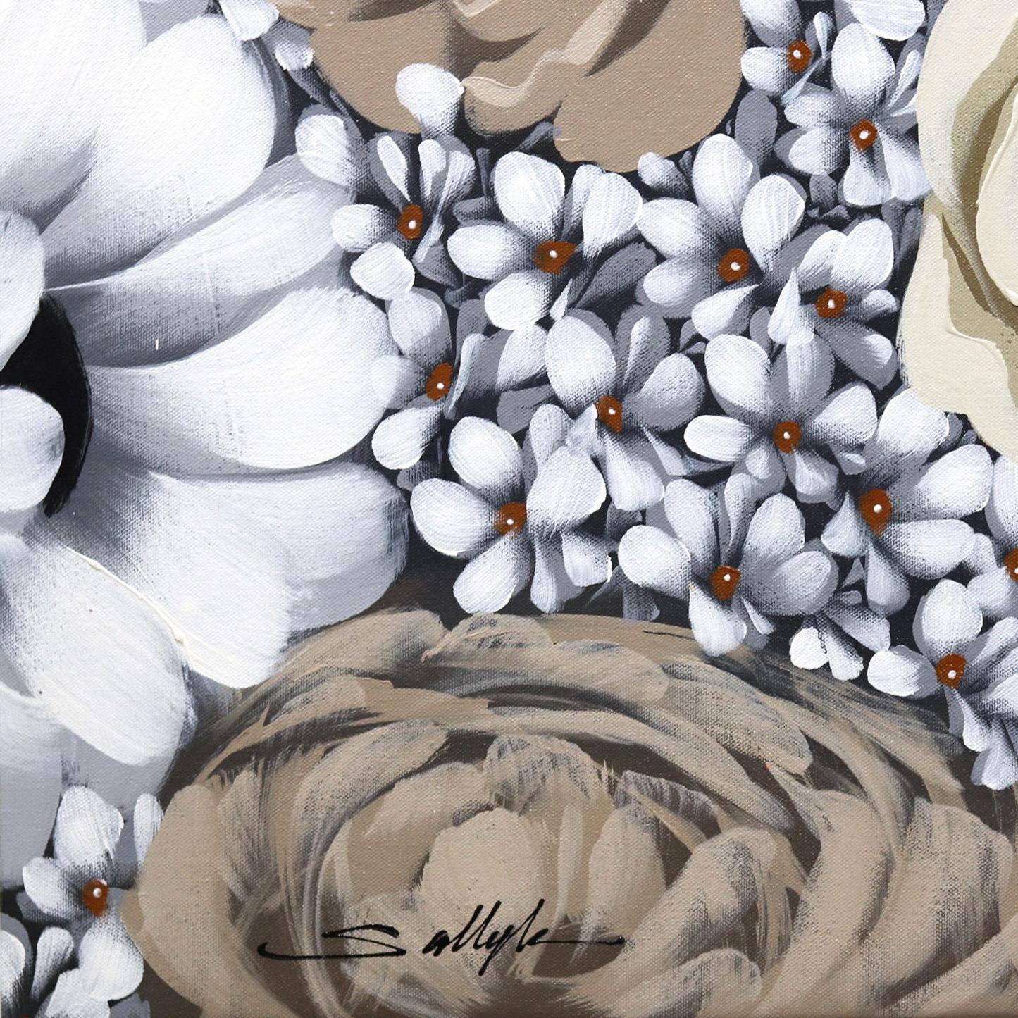 Heaven II - Opera d'arte figurativa originale di Sally K 6