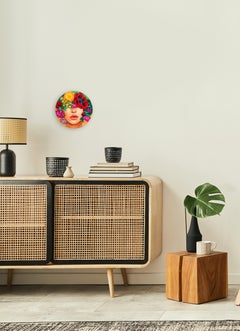 Kelsey  -  Opera d'arte figurativa originale circolare di Sally K.