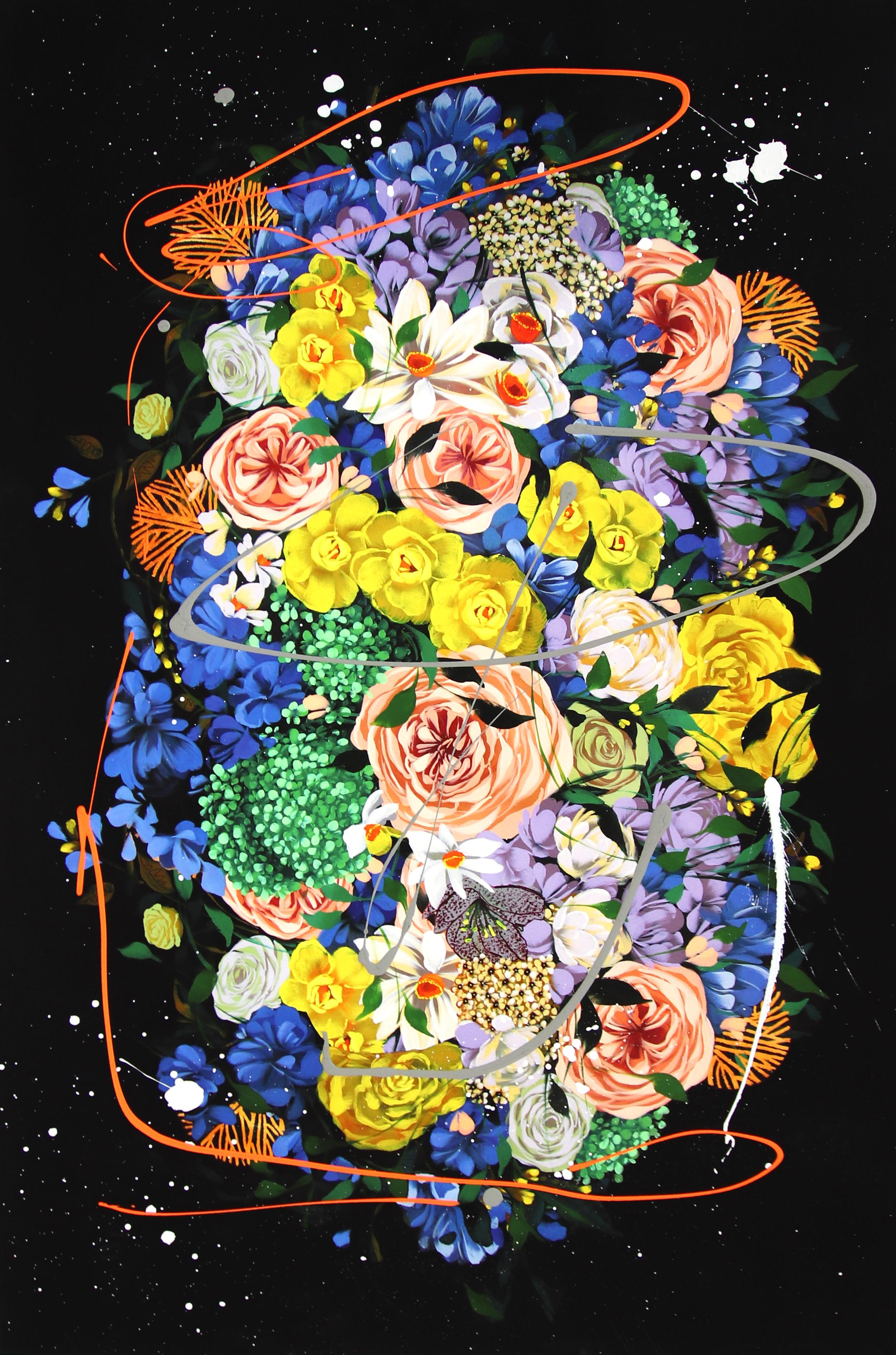
Les portraits floraux de l'artiste libano-américaine Sally K sont à la fois dévorants et stimulants. Inspirée par les femmes fortes et féminines, elle crée des peintures pop-réalistes qui parlent de l'expérience féminine énergique, de