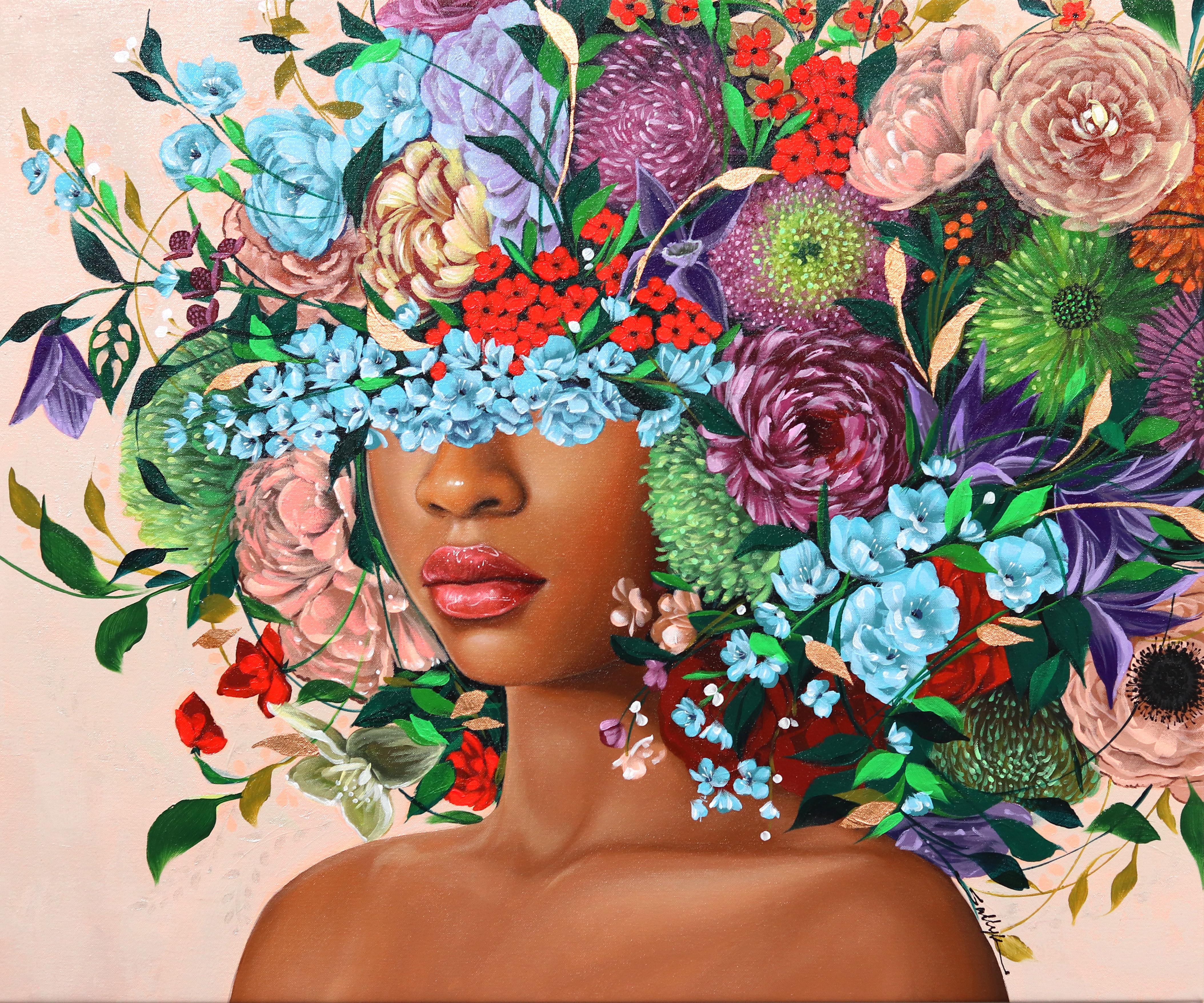 Gli accattivanti ritratti floreali dell'artista libanese Sally K. sono al tempo stesso ipnotici e stimolanti. I suoi dipinti pop-realistici si ispirano a donne forti e femminili, celebrando l'individualità e la forza intrinseca dell'esperienza