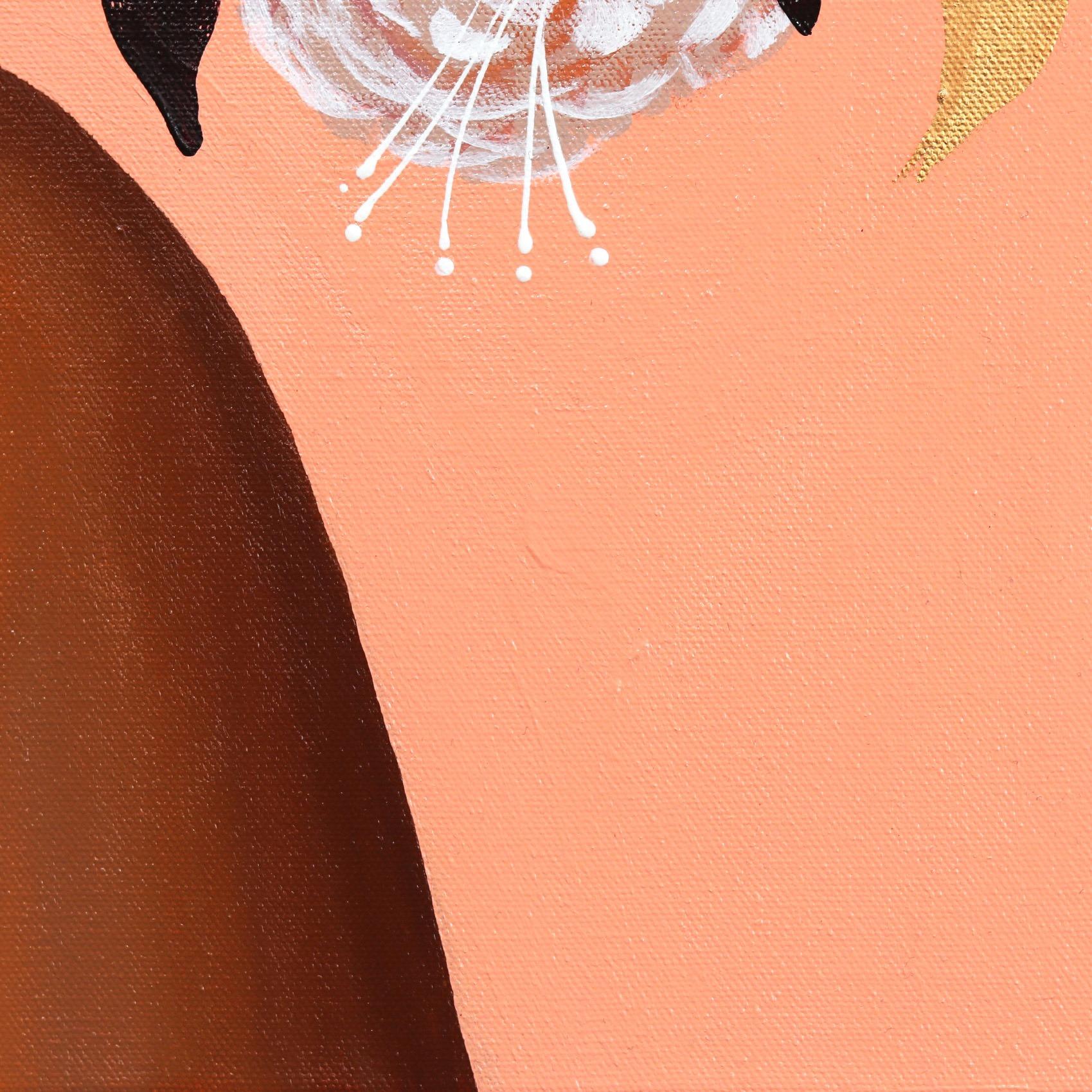 Dulces melodías - Obra de arte figurativa original de Sally K en venta 7