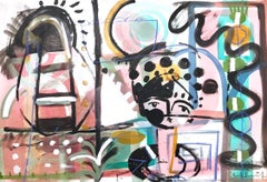 Abstract Expressionist Mixed Media