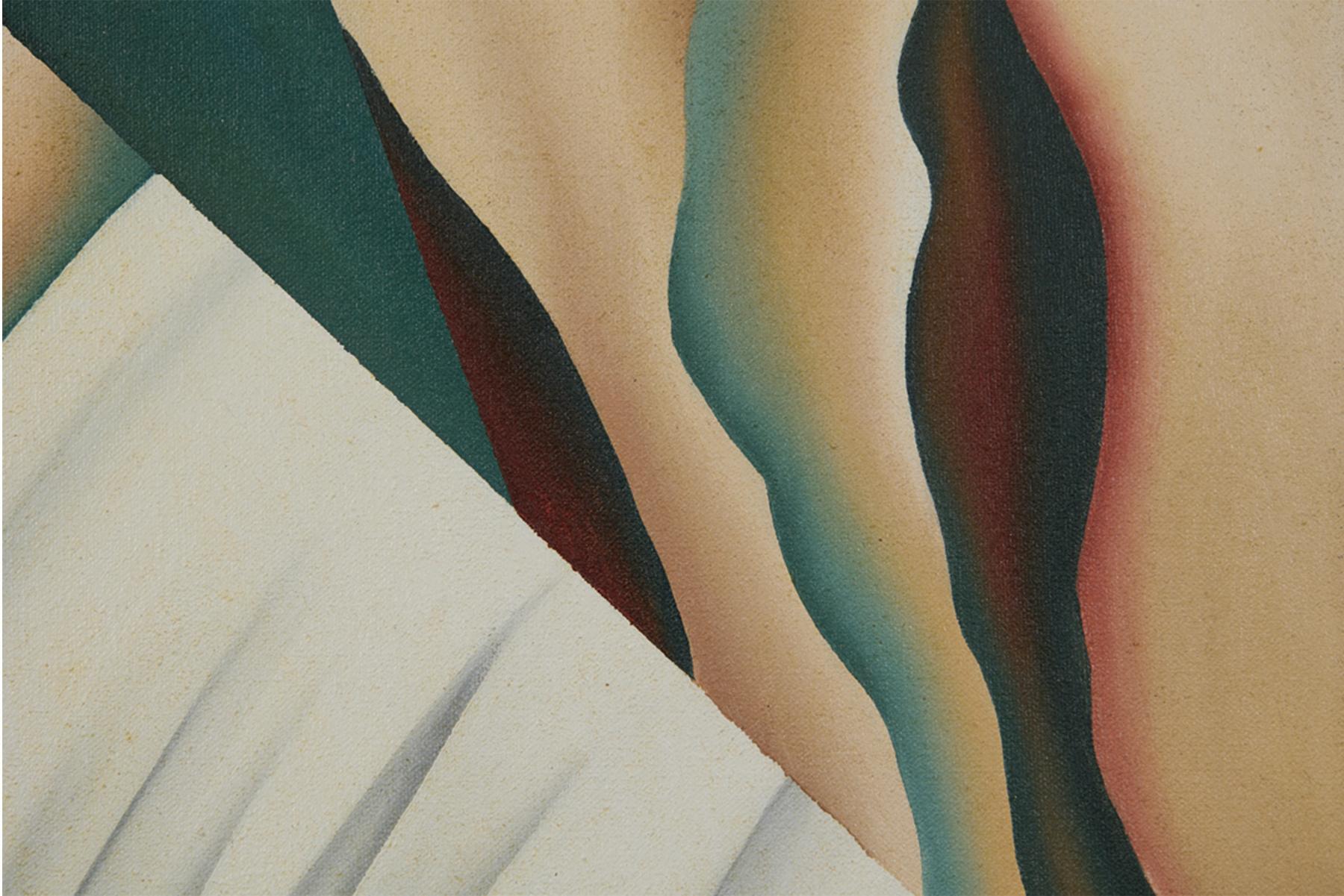 Mujer en concha, Art Decó de finales del siglo XX de un desnudo, Artista femenina de Cleveland 2