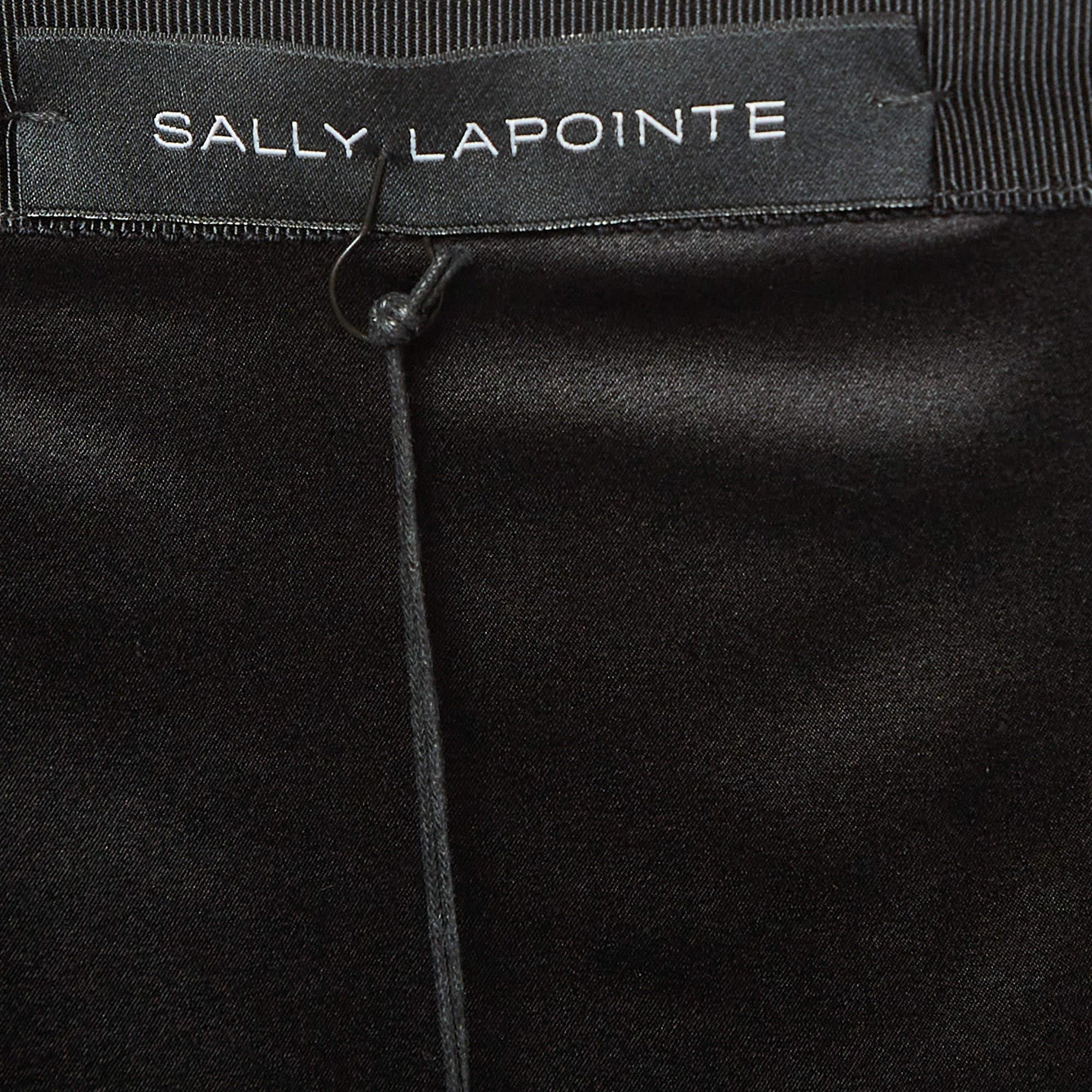 Sally Lapointe Falda lápiz de lentejuelas azul real M en venta 1