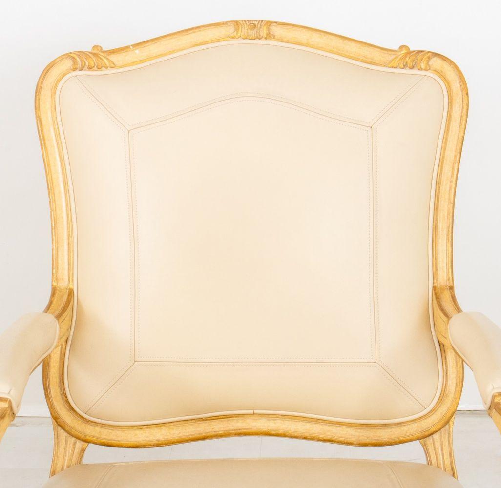Louis XV Sally Lewis x J. Robert Scott Fauetils, Pair For Sale