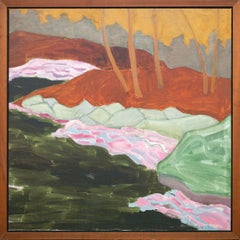 "Stream Side" by Sally Michel Avery, Oil on canvas, 1976