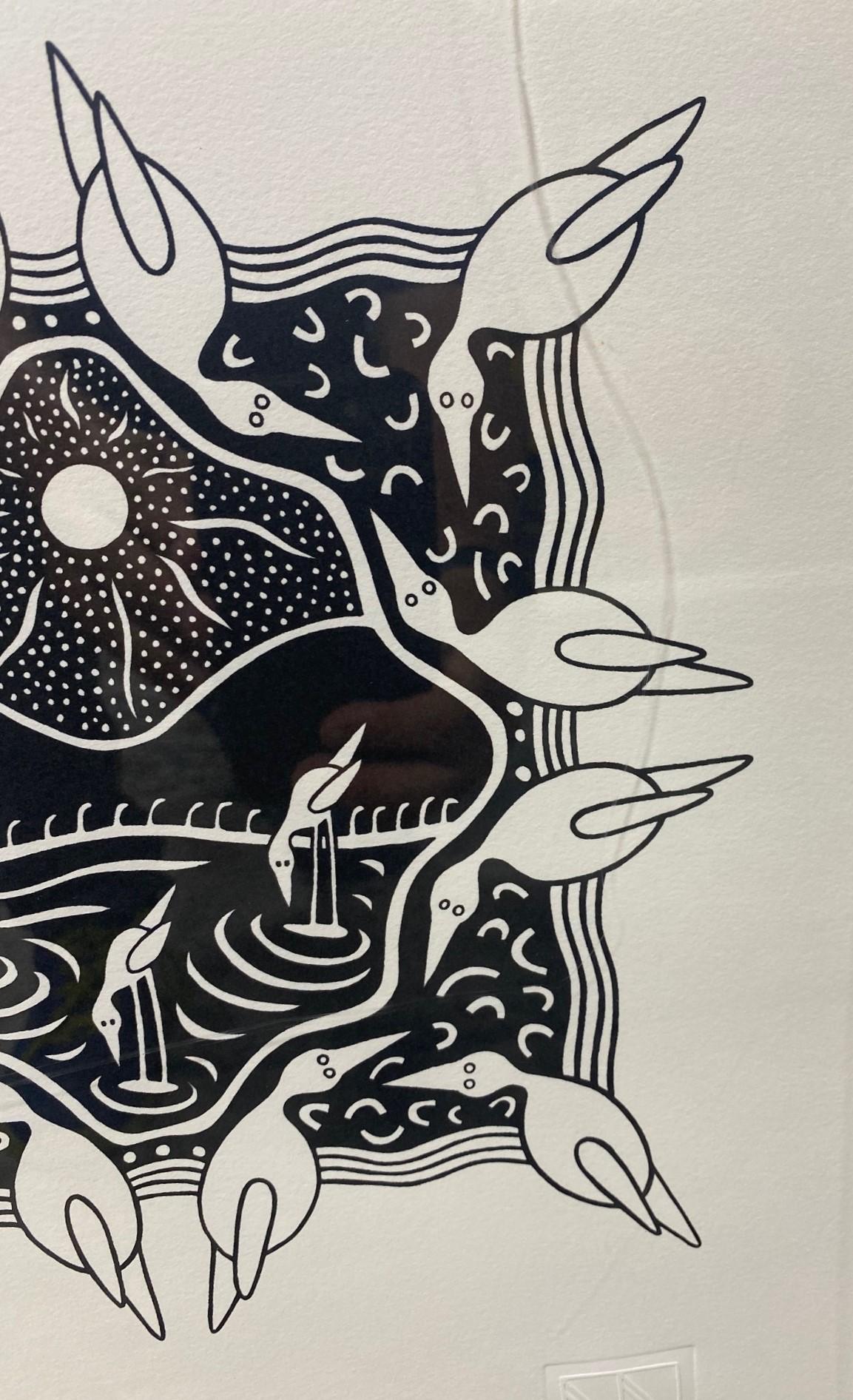 Paper Sally Morgan Signed Australian Aboriginal Art Limited Edition Print Heartland For Sale