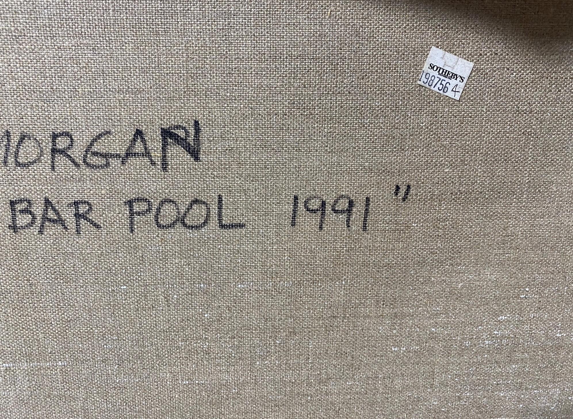 Sally Morgan Firmado Arte aborigen australiano Pintura original Bar de mármol Piscina en venta 7