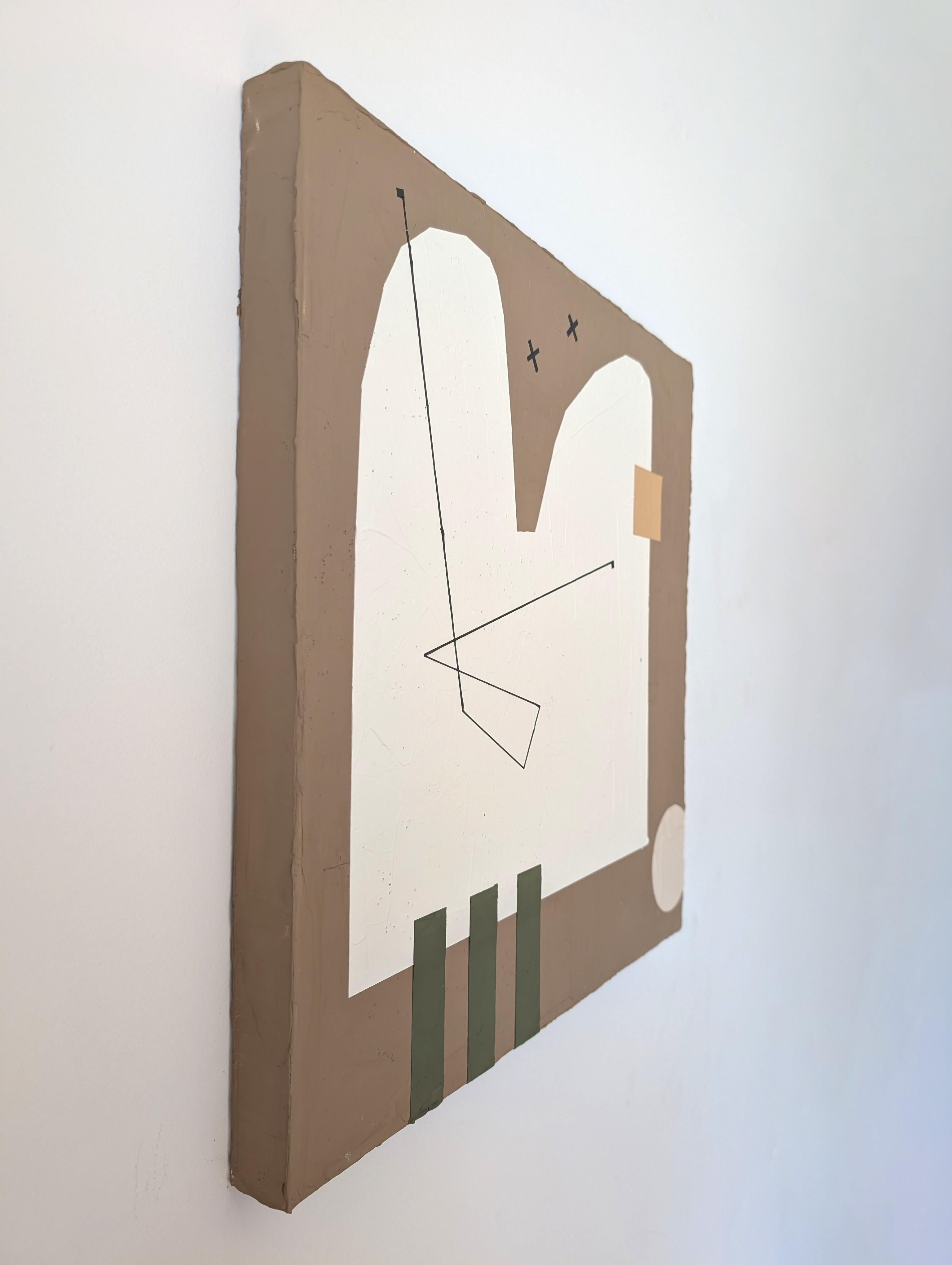 Alta, dipinto originale - Mixed Media Art Contemporaneo di Sally Morris Clark