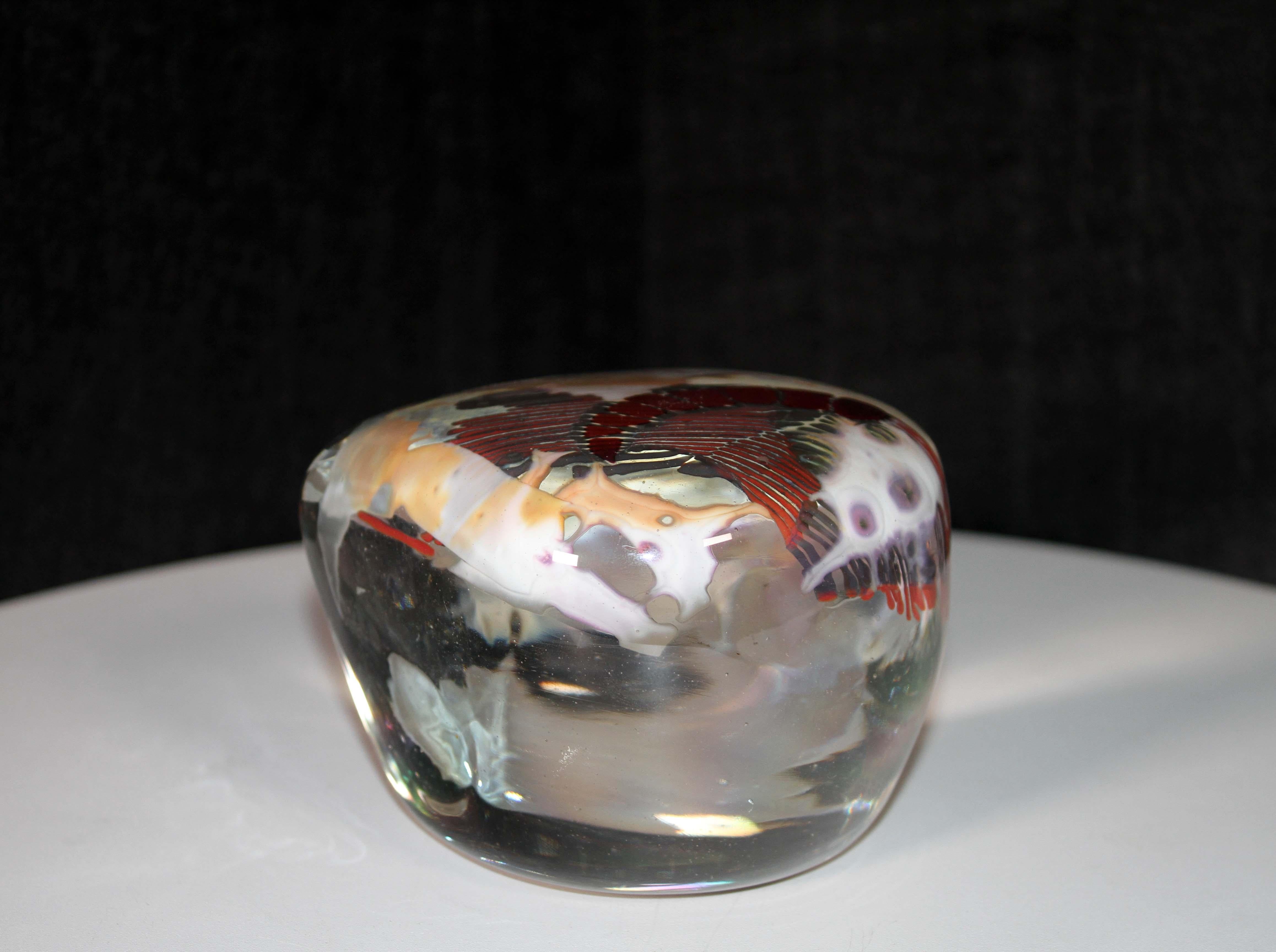 Vase en verre d'art contemporain soufflé à la main et ensemble de 3 sculptures de Sally Rogers en vente 8