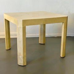 Sally Sirken Lewis for J. Robert Scott Goatskin Game Table, ca 1980s