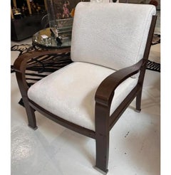 Sally Sirkin Lewis for J. Robert Scott Art Deco Club Chairs
