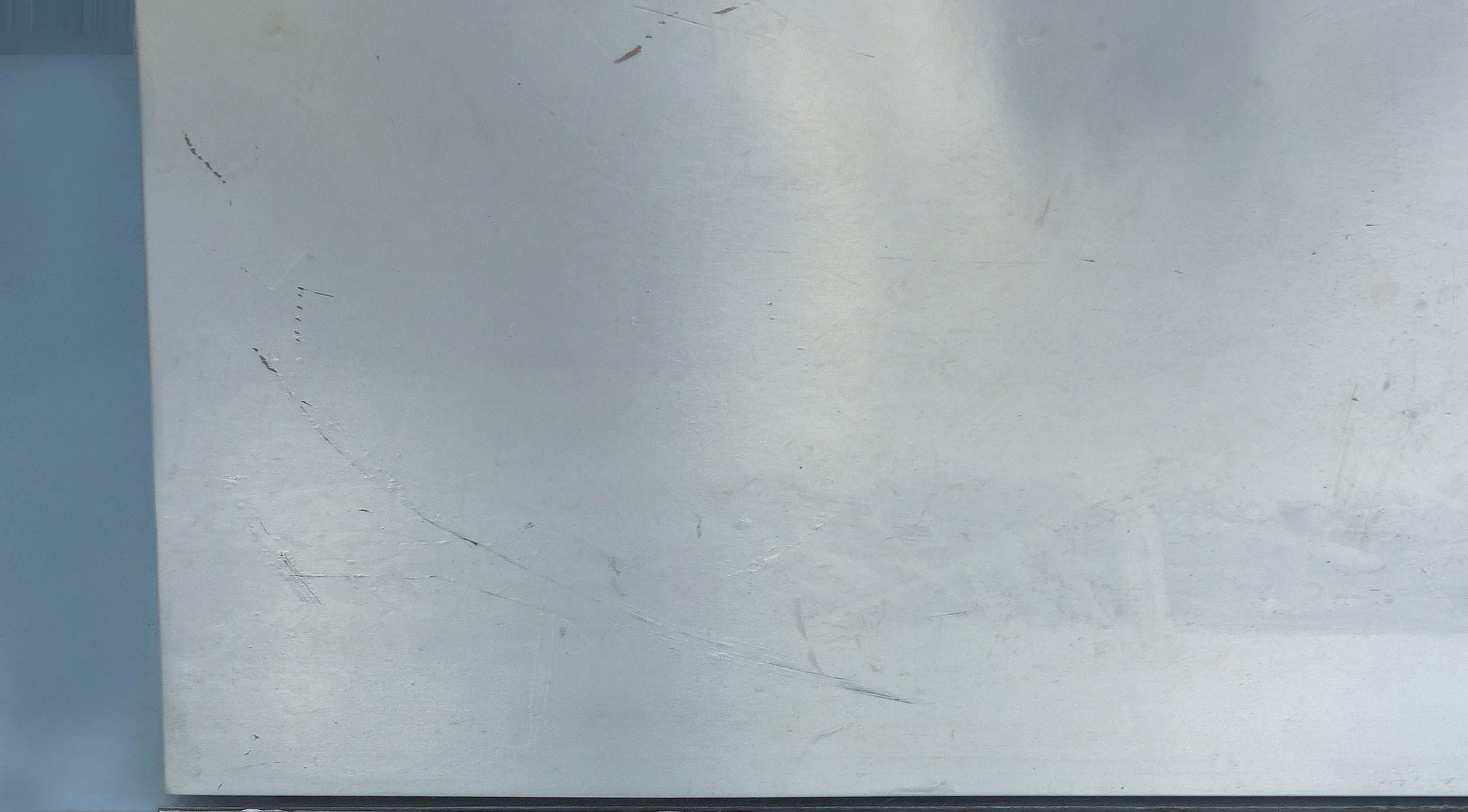 Contemporary Sally Sirkin Lewis for J. Robert Scott Stainless Steel and Glass Dining Table