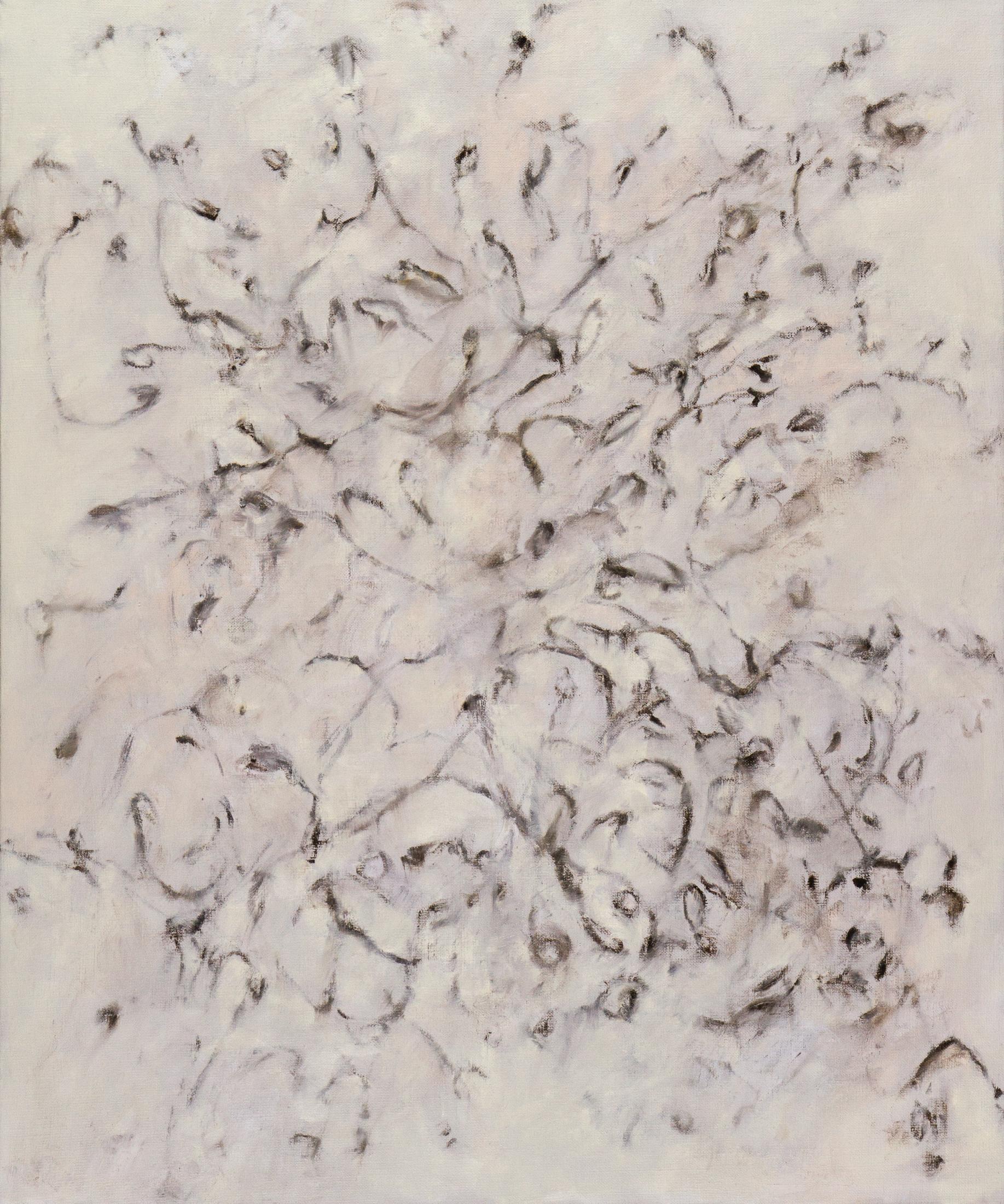 Sally Smith Abstract Painting - Sunflower Seeds No. 3