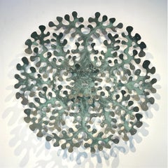 "Korallen", Rifftiere, Geometrie in der Natur, Unterwasser, Silberblau, Meeresleben