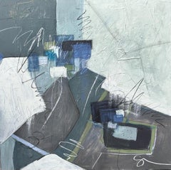 Pull Yourself Together ! par Sally Threlkeld, grande huile sur toile Contemporary