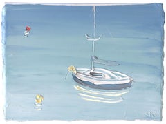 Berry's Bay Study 2 (25.10.21) - Plein Air - Textured Landscape Oil Painting