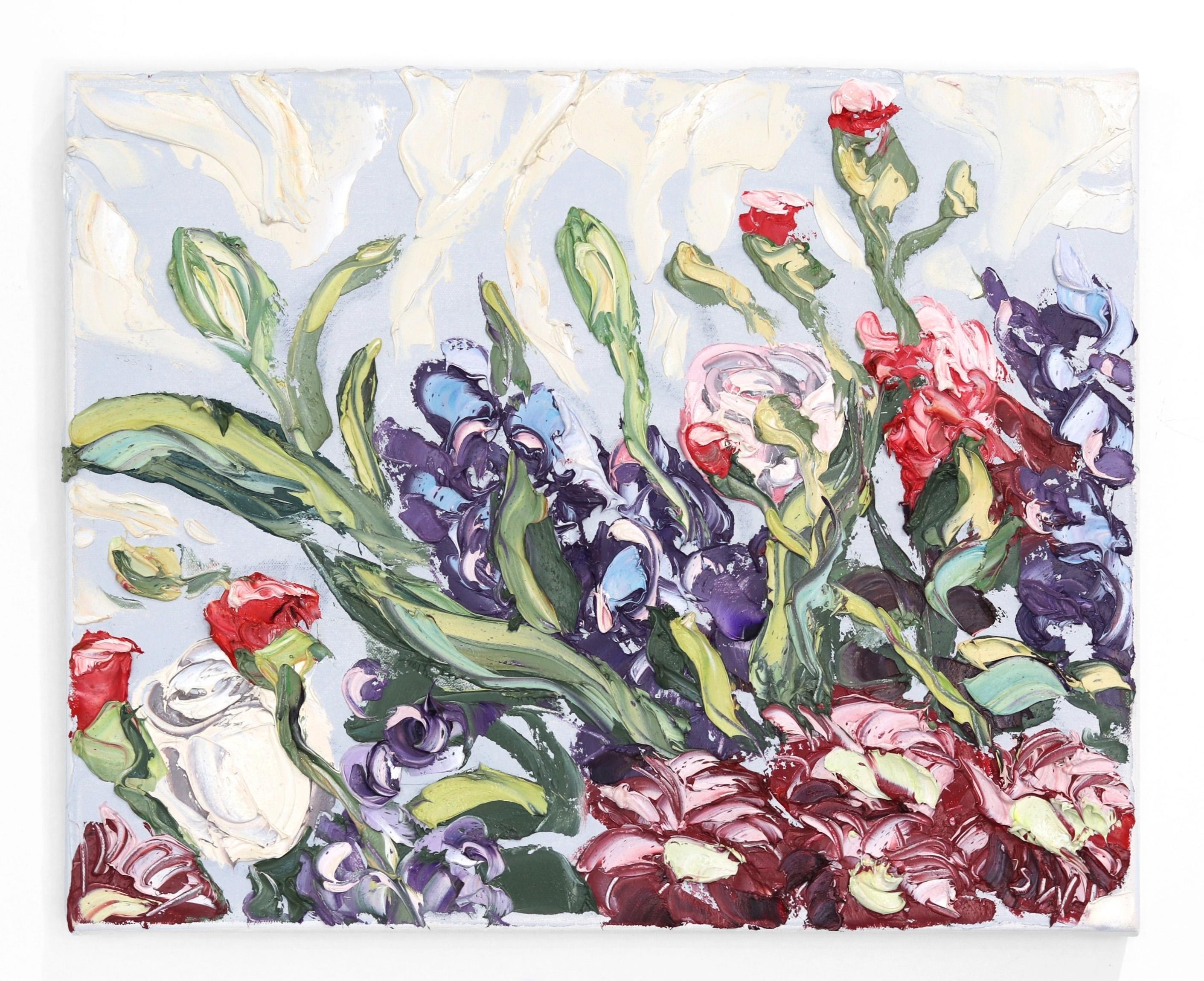 Sally West Still-Life Painting - Flower Study 3 (9.9.16)  -  Original Oil Painting