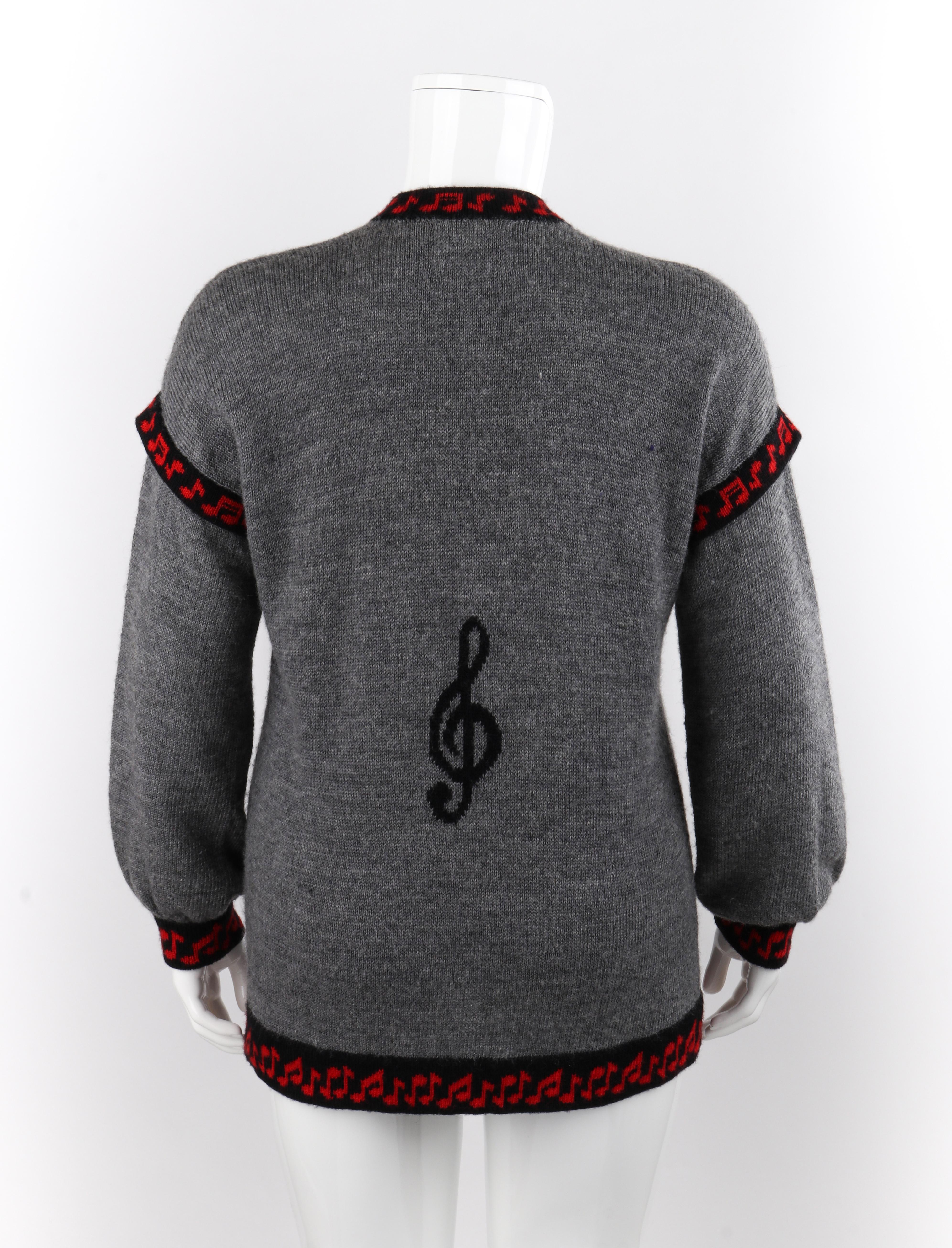 music note sweater