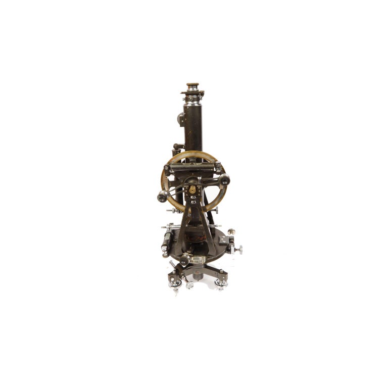 Salmoiraghi Antique Brass Tacheometer, Surveying Measuring Instrument ...