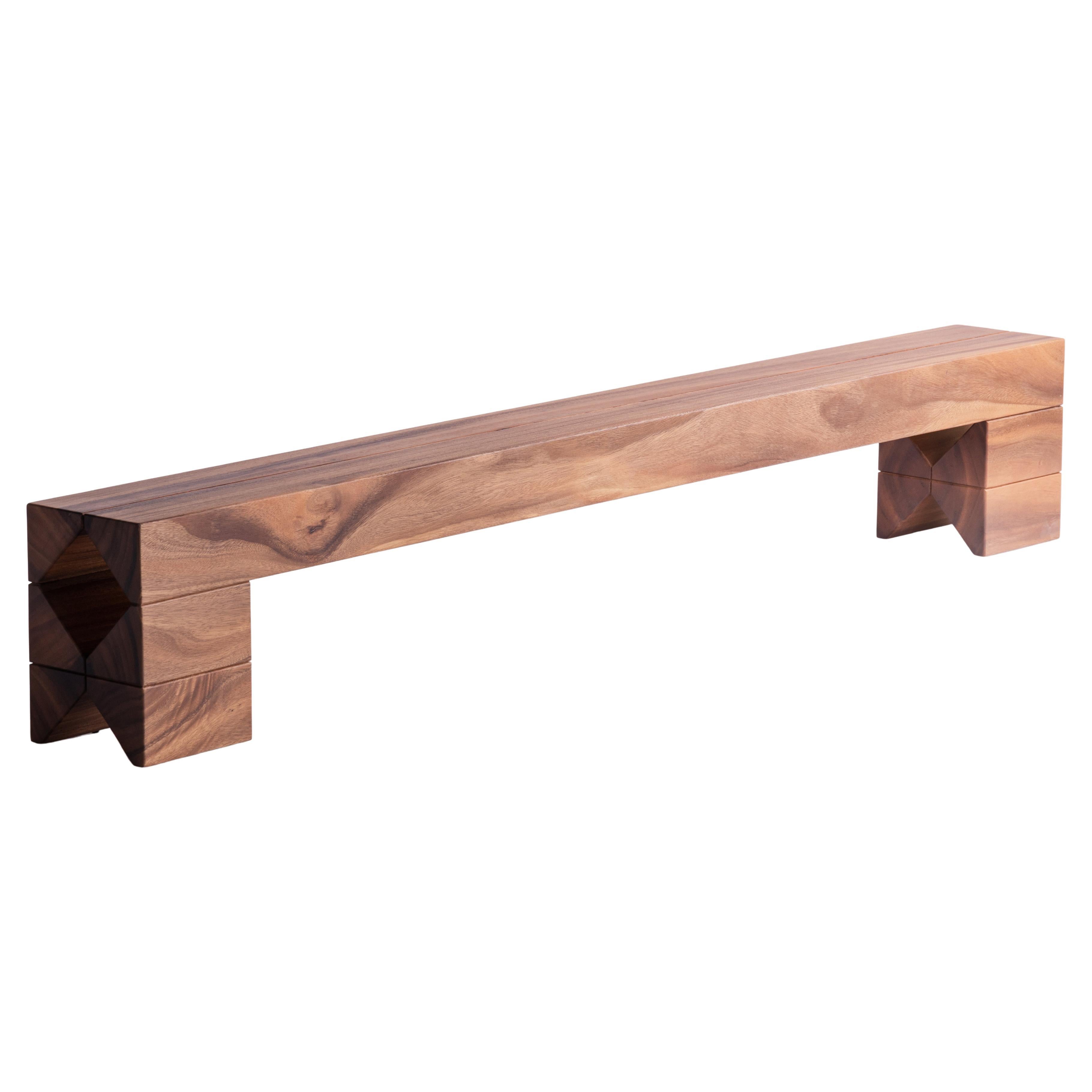 Panchina SALMON 2,0 m, legno naturale di scimmia (Monkey Pod Wood) in vendita