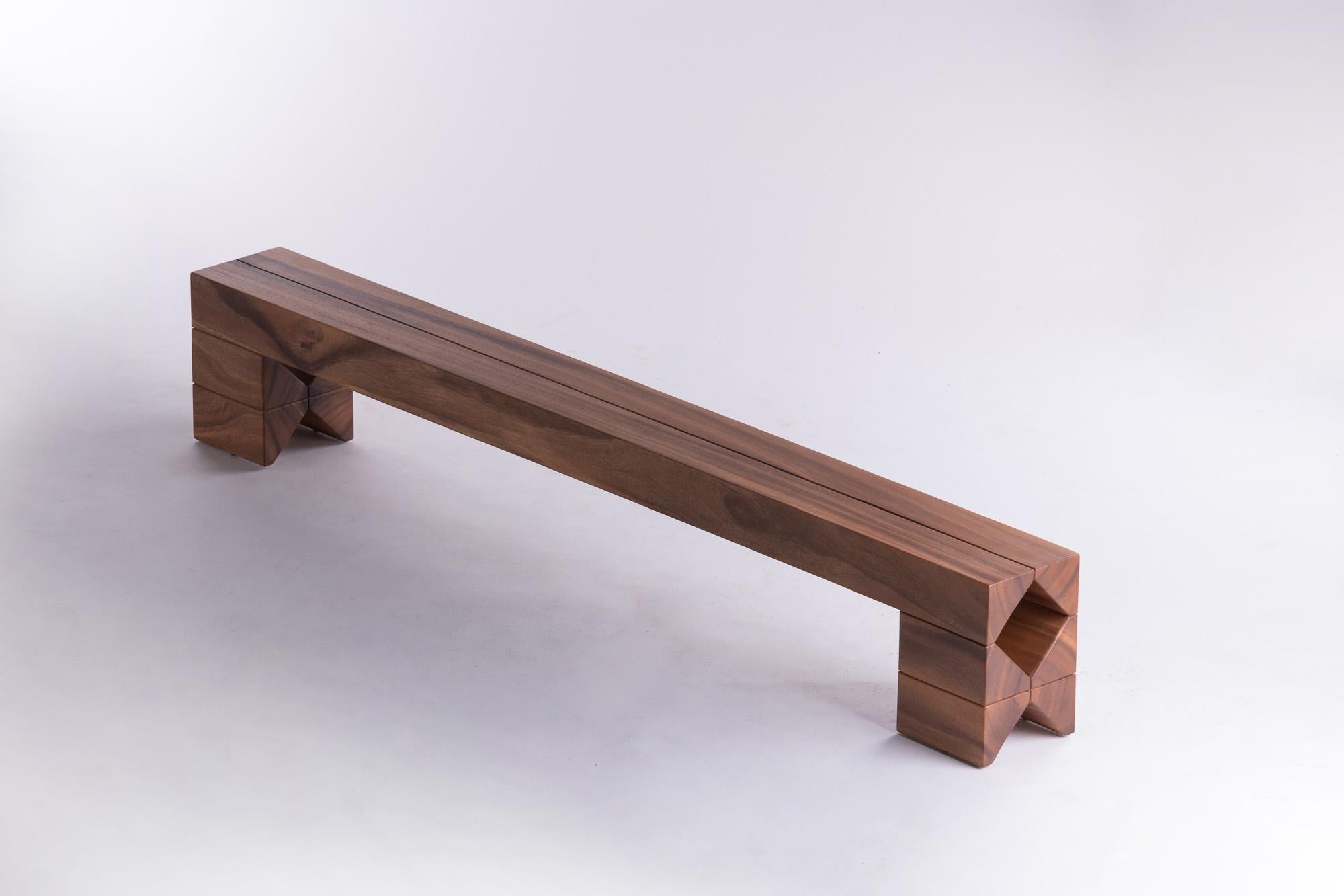 Like a skillful trained sushi chef filleting a fish, Salmon is built from one long log cut into 2 big pieces for the seat and 8 small pieces for the legs. The symmetrical and simple shape maintains the essence and beauty of the raw materials. The