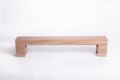 Salmon Bench 160cm, Natural Light Monkey Pod Wood