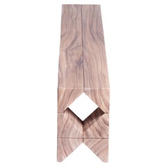 Banco Salmón, Madera Natural Light Monkey Pod