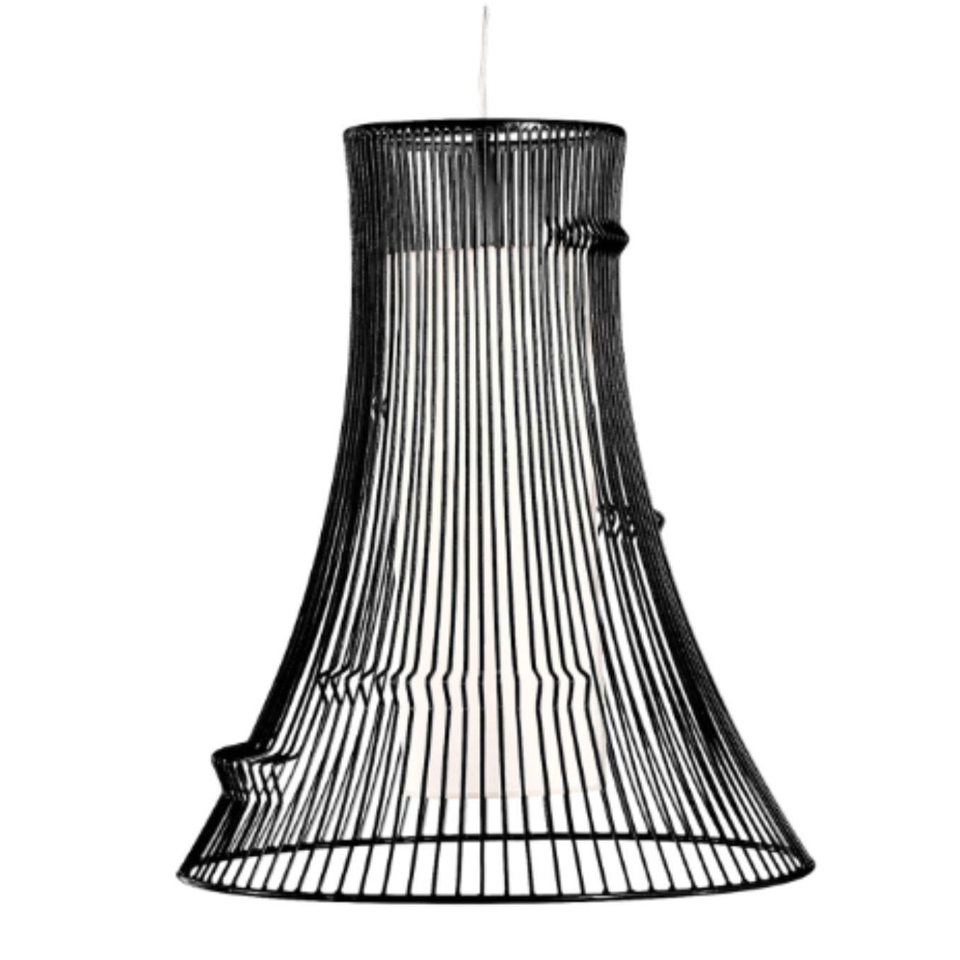 Metal Salmon Extrude Suspension Lamp by Dooq For Sale