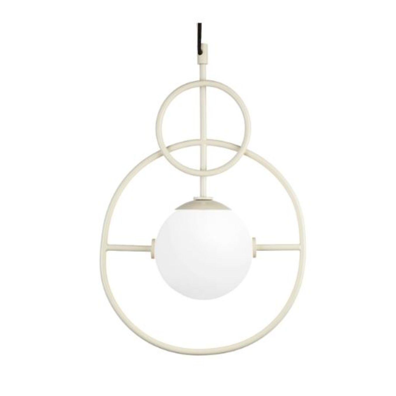 Portuguese Salmon Loop II Suspension Lamp by Dooq For Sale