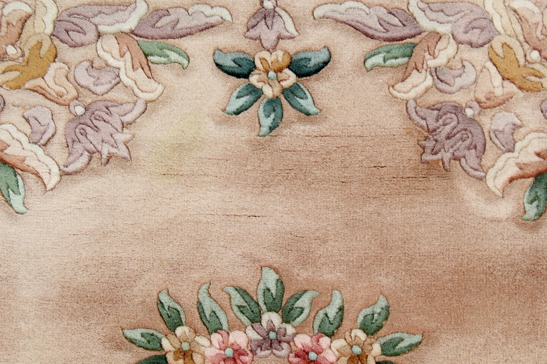 pink victorian rug
