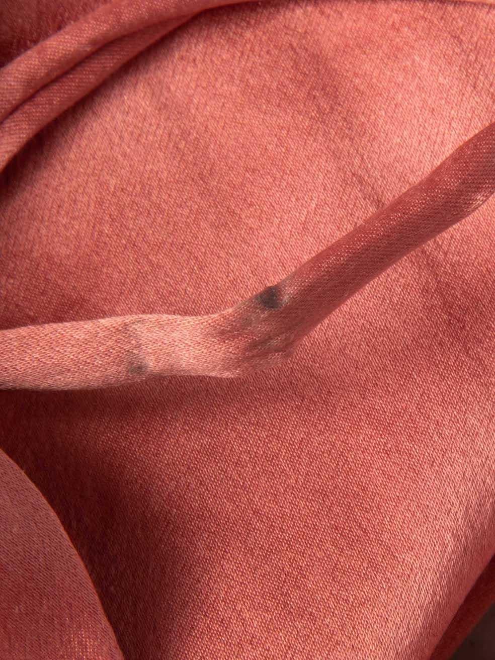 Women's Reformation Salmon Pink Silk V Neck Mini Slip Dress Size XXS