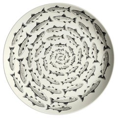 Salmon Spiral by Tom Rooth 'the Signed One Swimming the Opposite Way' Octopus