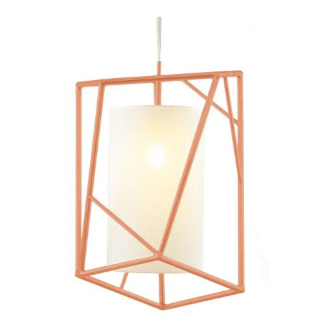 Salmon Star III suspension lamp by Dooq
Dimensions: W 35 x D 35 x H 53 cm
Materials: lacquered metal, polished or satin metal.
Abat-jour: linen
Also available in different colors and materials.

Information:
230V/50Hz
E27/1x15W