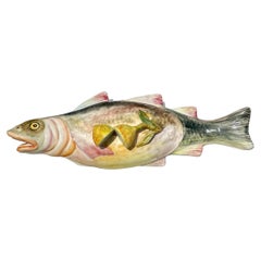 Salmon Tureen Atributted to Majolica