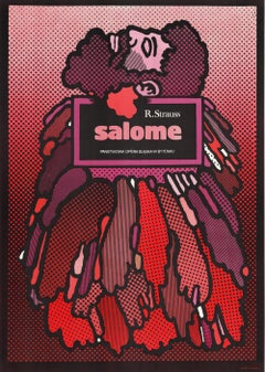 Salome Opera Polish Poster by Marek Mosiński, 1970s