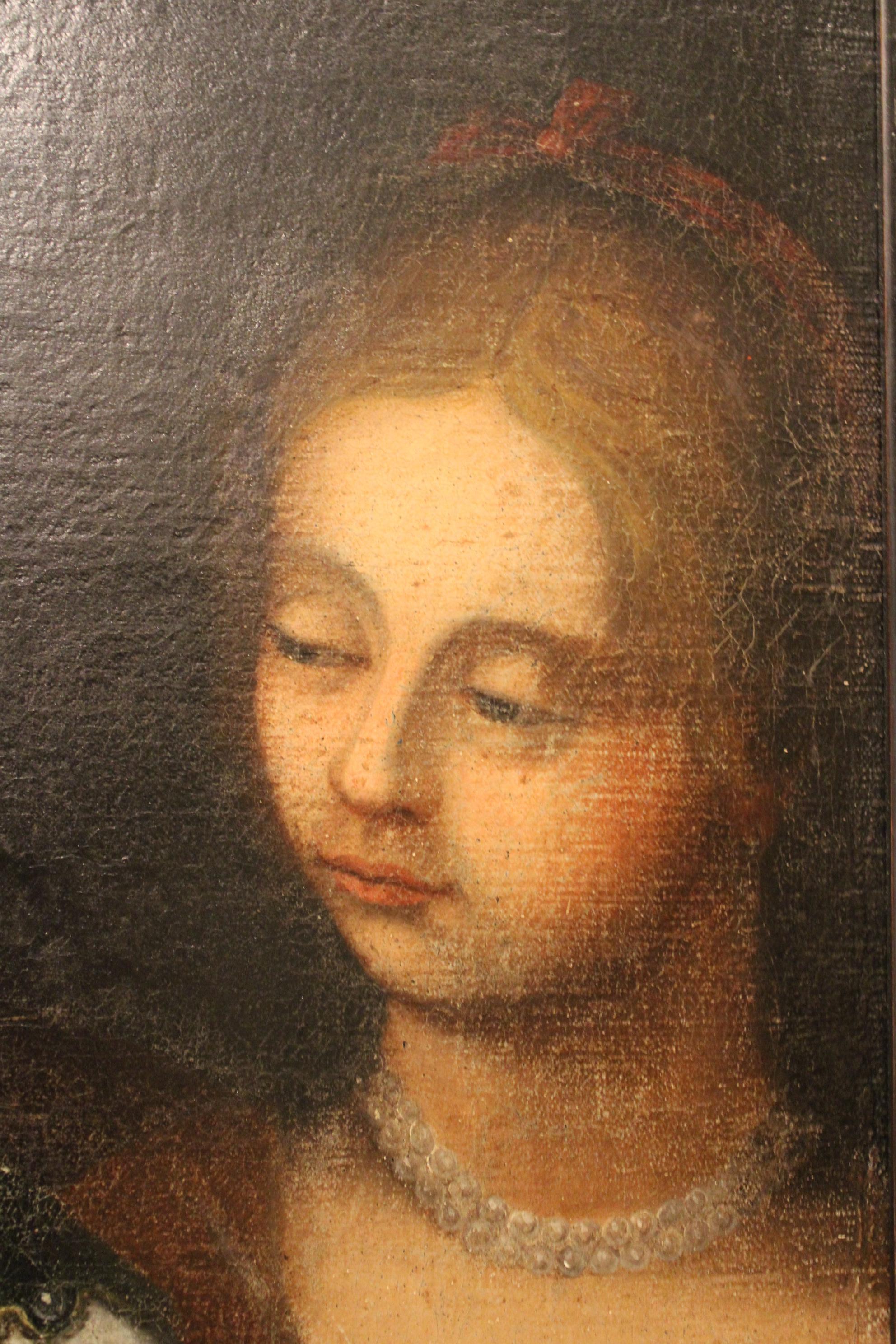 Salome erhielt den Kopf des Heiligen Johannes des Baptisten, Gemälde aus dem 17. Jahrhundert im Angebot 4