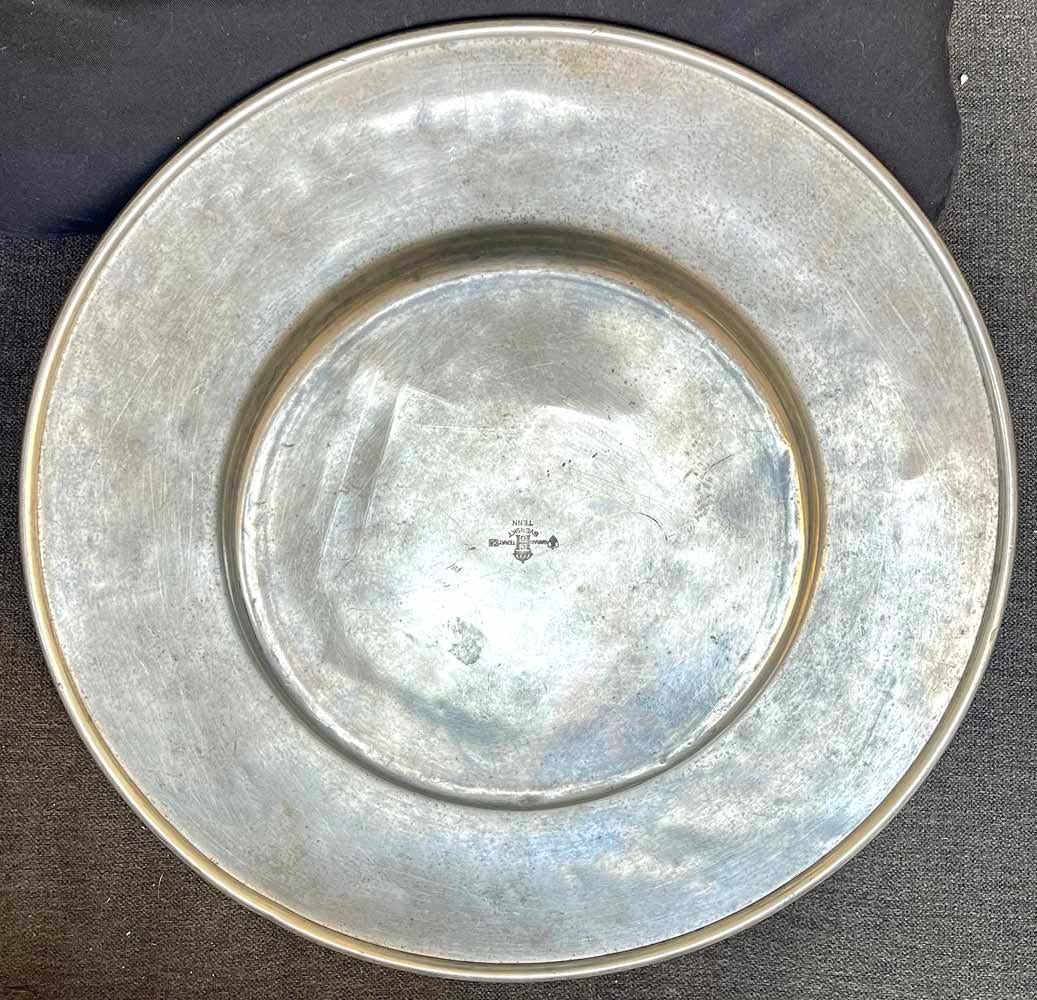 art deco charger plate