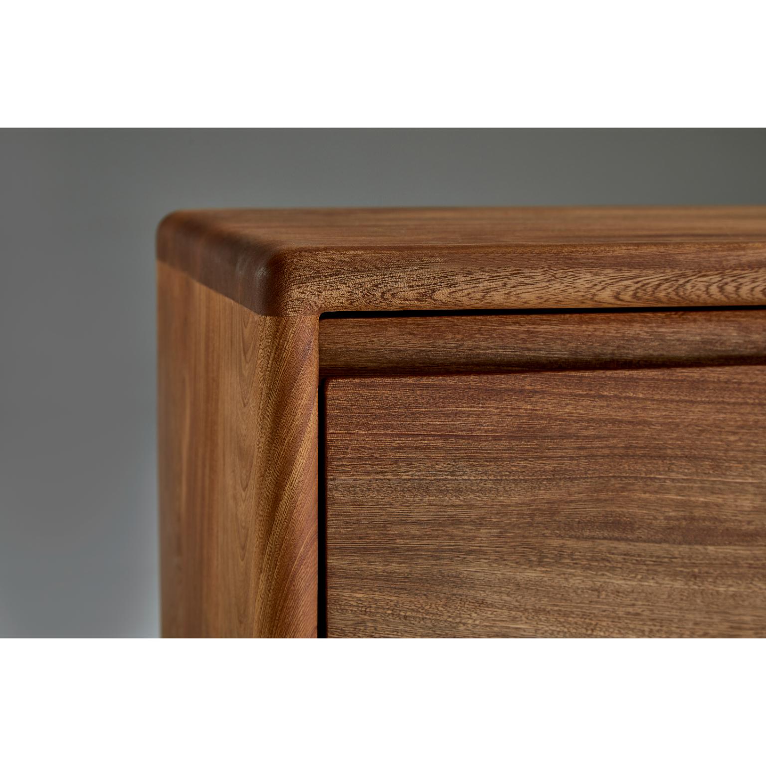 Mexicain Crédence Salomon en Wood Morada avec une finition à l'huile naturelle par Kresta Studio en vente