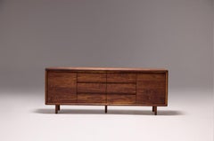 Salomon Credenza in Walnut Wood with a Natural Oil Finish by Kresta Studio