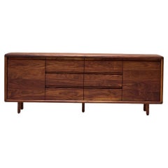 Salomon Credenza in Walnut Wood with a Natural Oil Finish by Kresta Studio