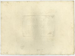 Landscape with a boat near a hamlet. by Salomon Gessner - Etching - 18th Century