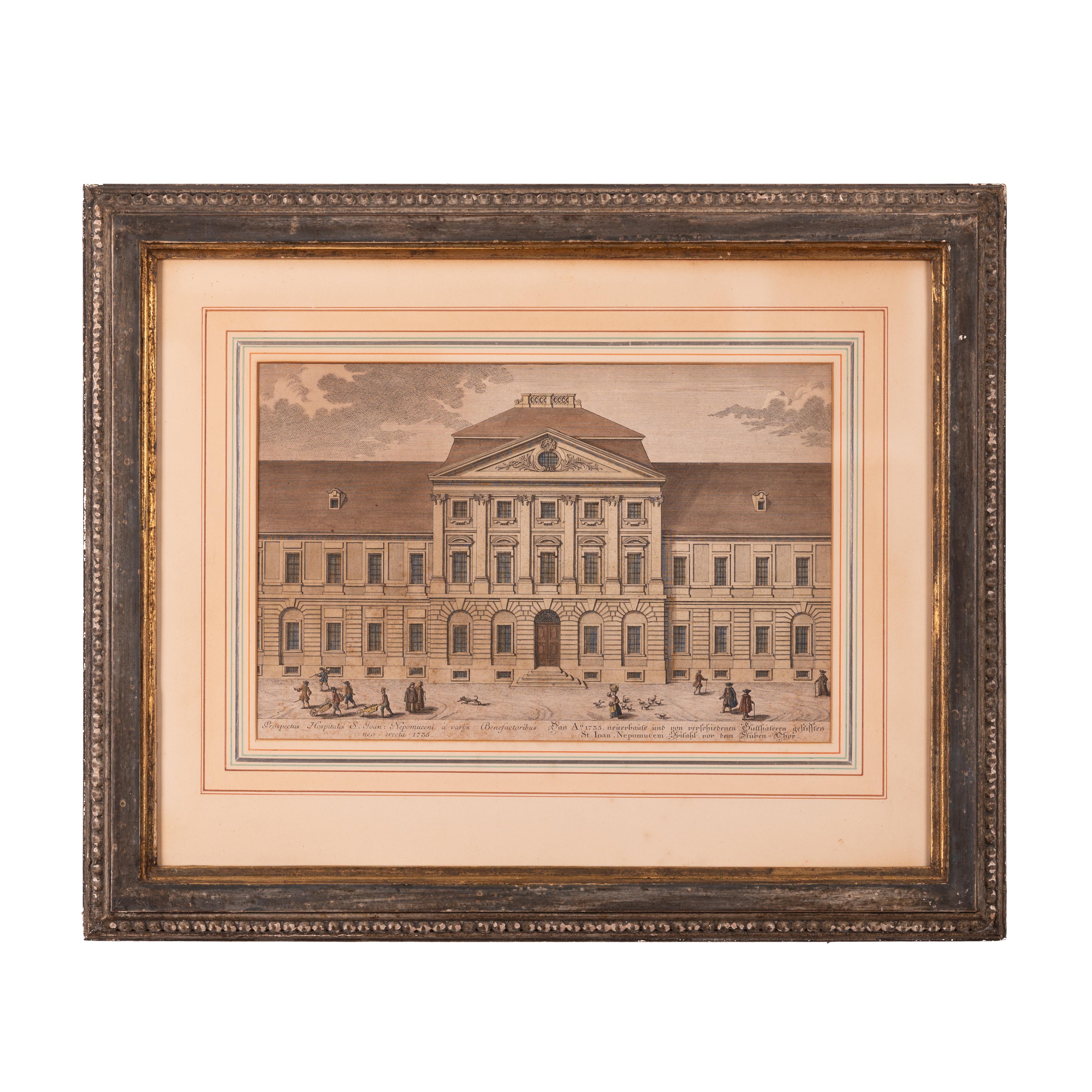 Salomon Kleiner - Wiener Architekturstiche, um 1740 im Zustand „Gut“ im Angebot in Savannah, GA