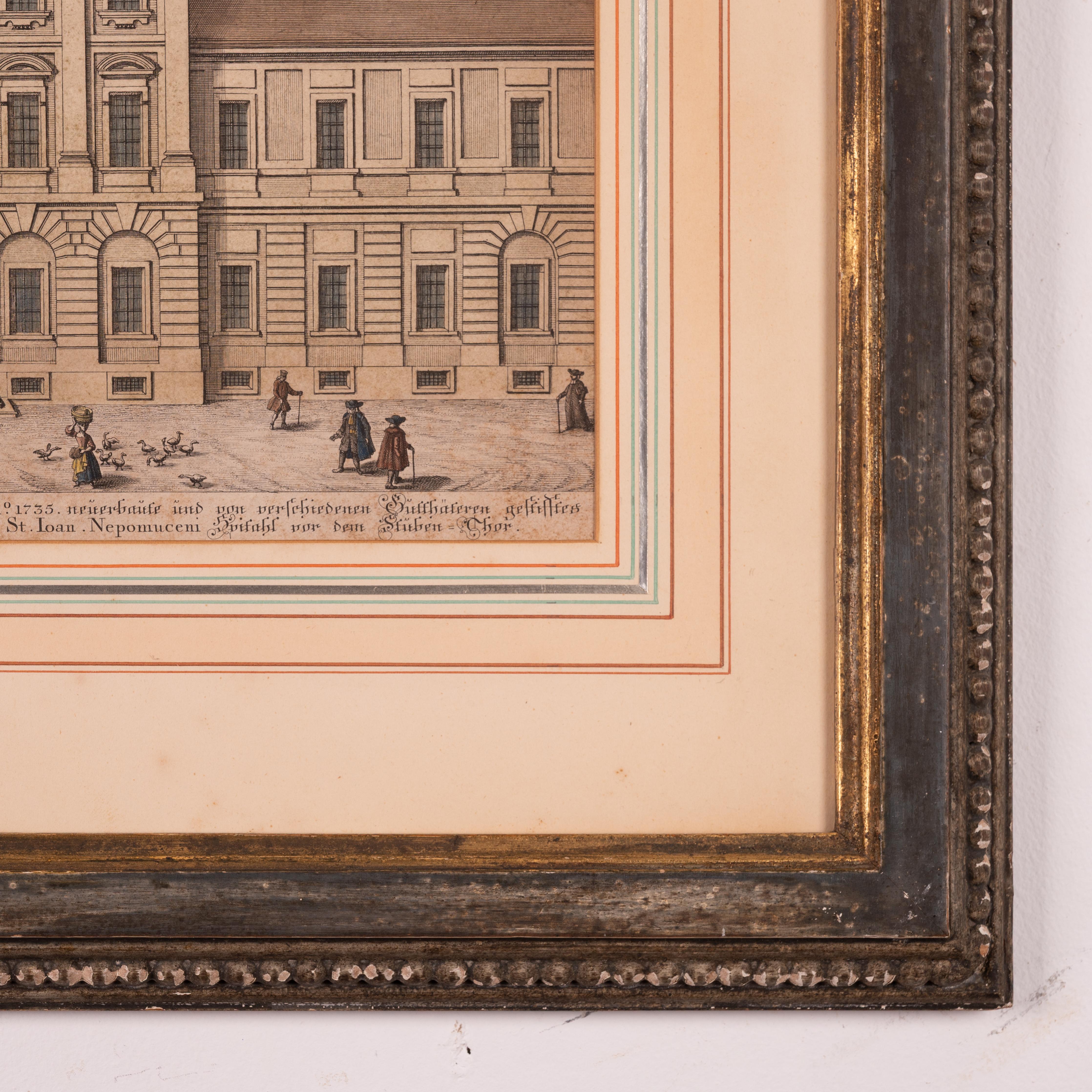 Salomon Kleiner - Wiener Architekturstiche, um 1740 im Angebot 2
