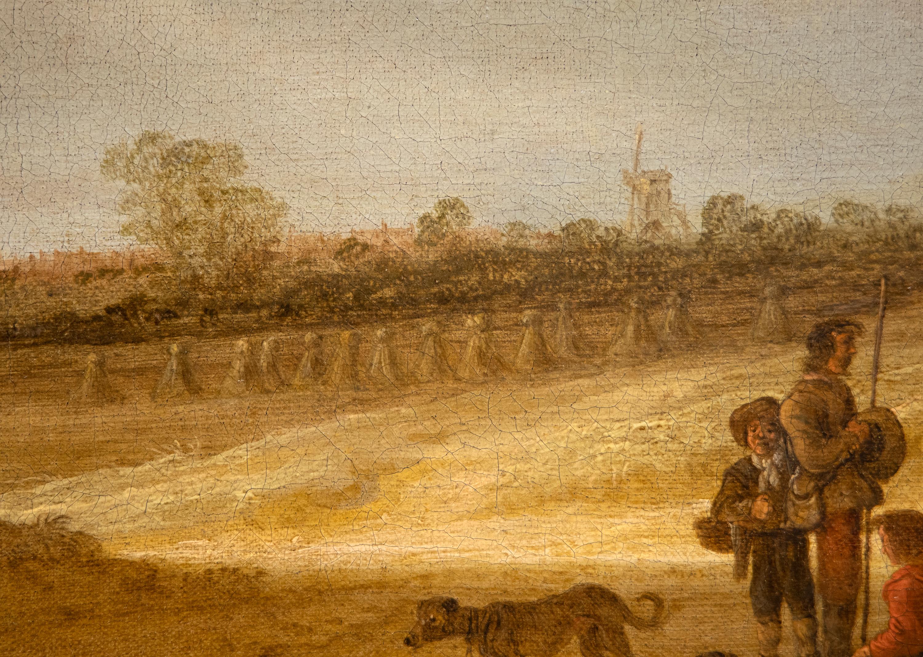 A Dune Landscape mit ruhenden Figuren und einem Paar zu Pferd, eine Ansicht von Nijme im Angebot 2