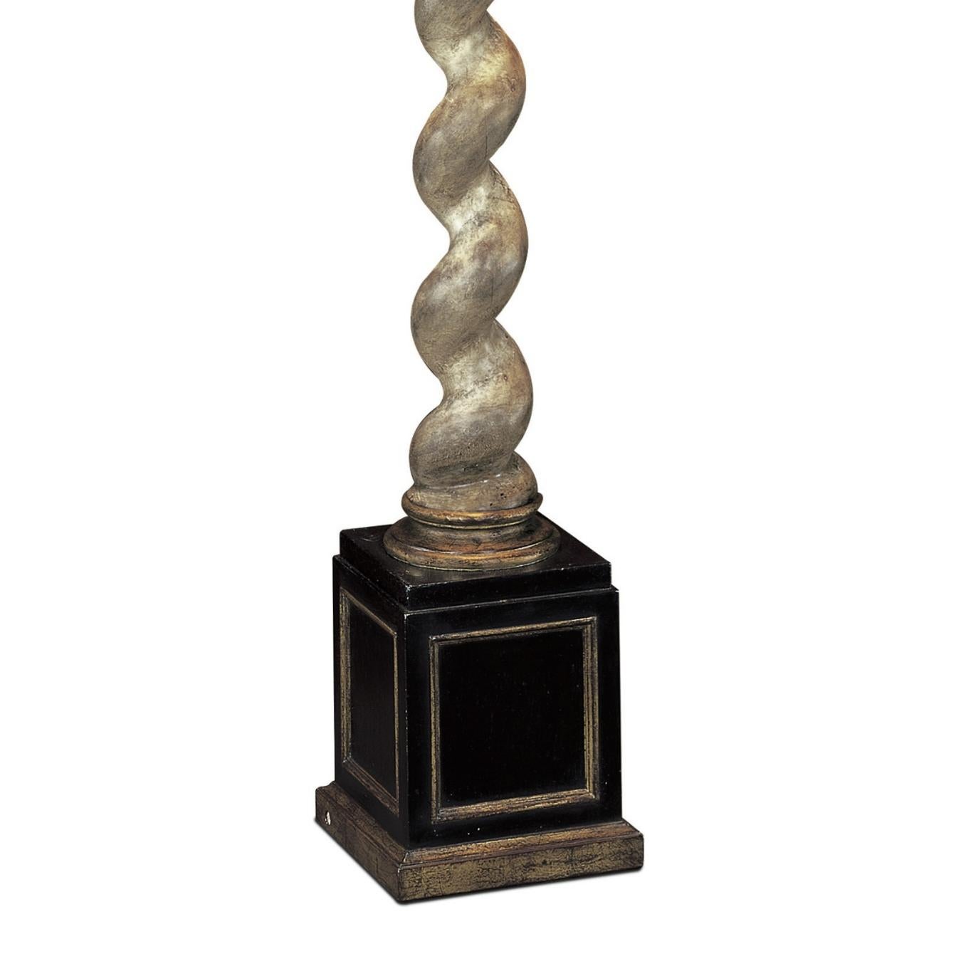 Contemporary Salomonic Twist Lamp Inspired by Columns with Twisted Shaft & Corinthian Capital For Sale