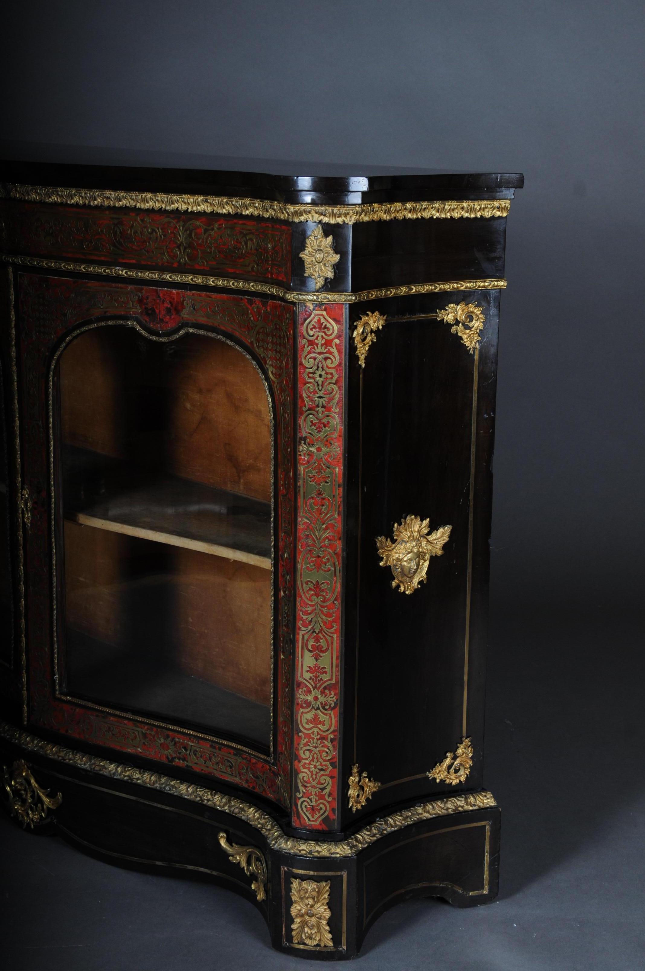 Salon Boulle Chest of Drawers Chest of Drawers Napoleon III, Paris For Sale 8